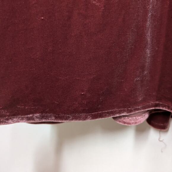 Jenny Yoo Marin Velvet V-Neck Maxi Dress Wrap Gown Size 6 Women's Preowned - Picture 4 of 11